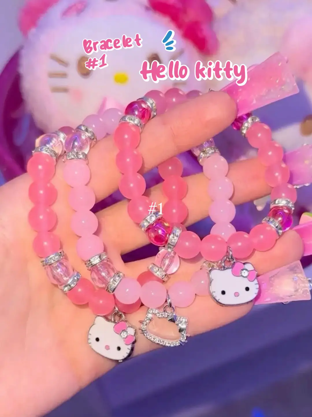 CapCut Hello Kitty and Spider-man matching bracelets is a available i, matching bracelet