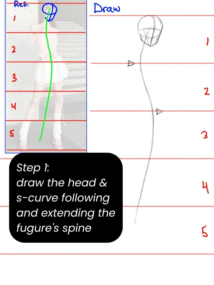 TUTORIAL - Fashion Figure Step by Step 