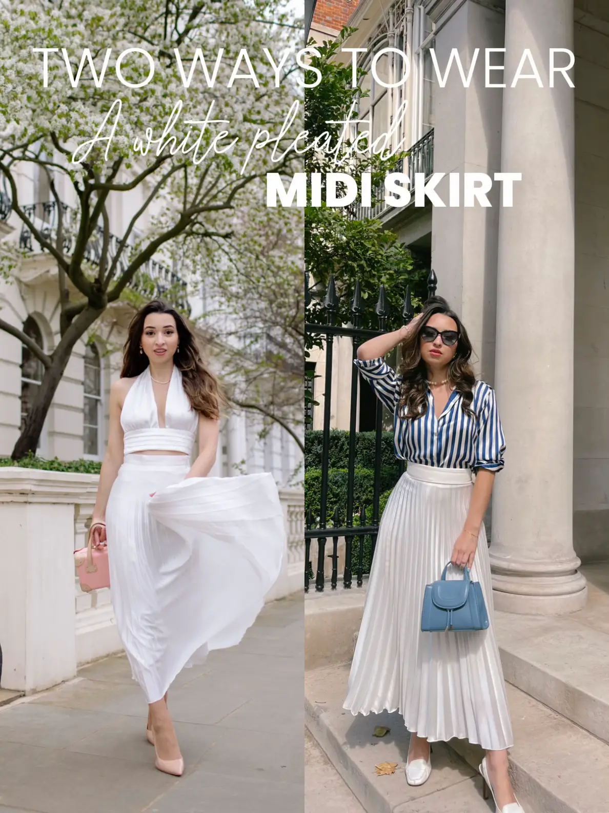 One Pleated Midi Skirt: 20 Ways!, How to Wear a Pleated Midi Skirt