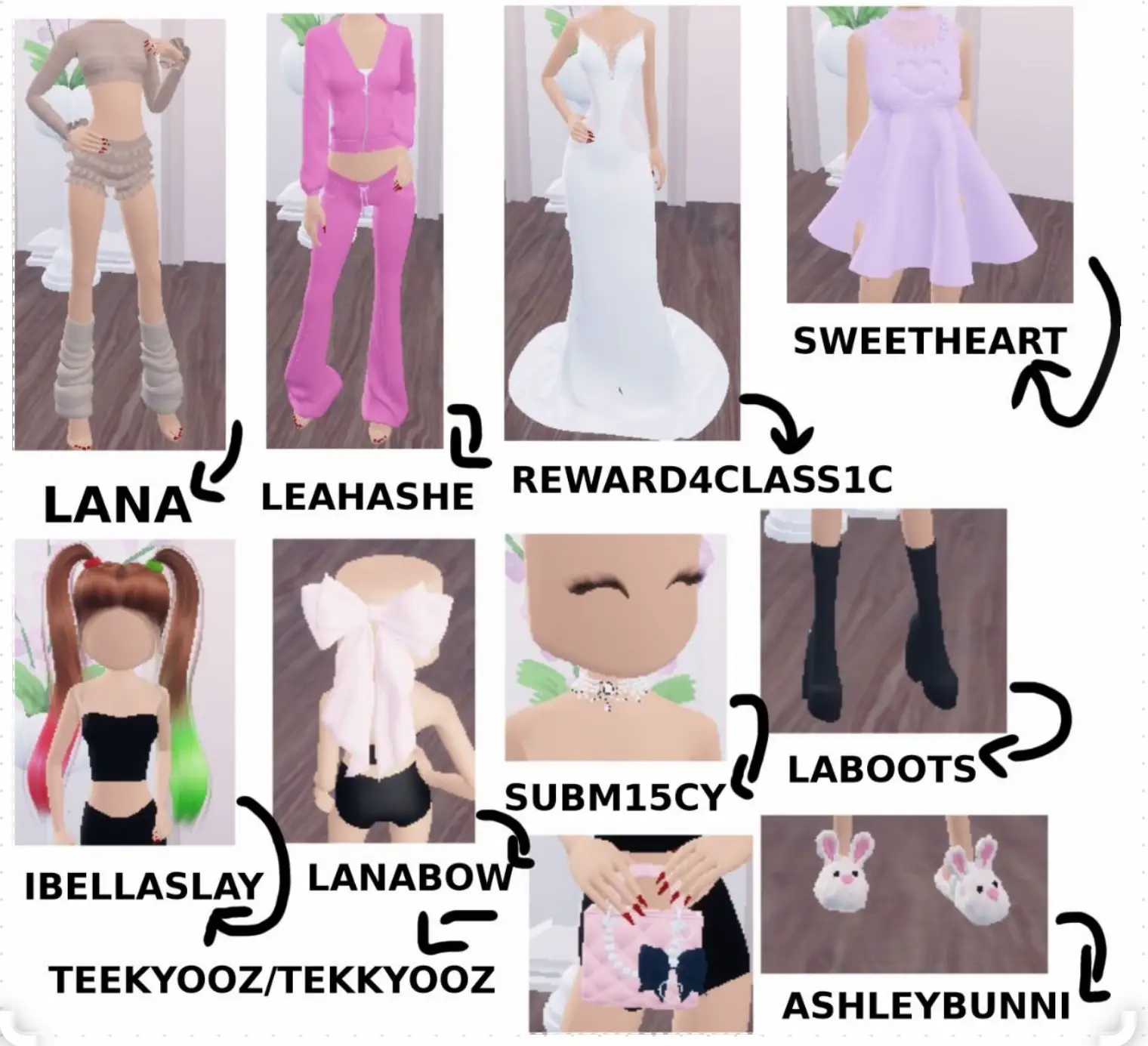 Dress to impress codes old codes but they work | Gallery posted by 