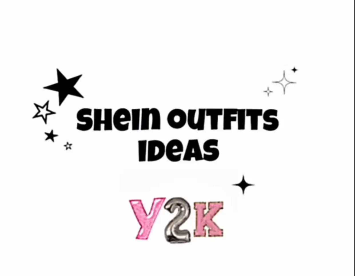 SHEIN ICON Y2K Grunge Hippie Star Print Drop Shoulder Dress