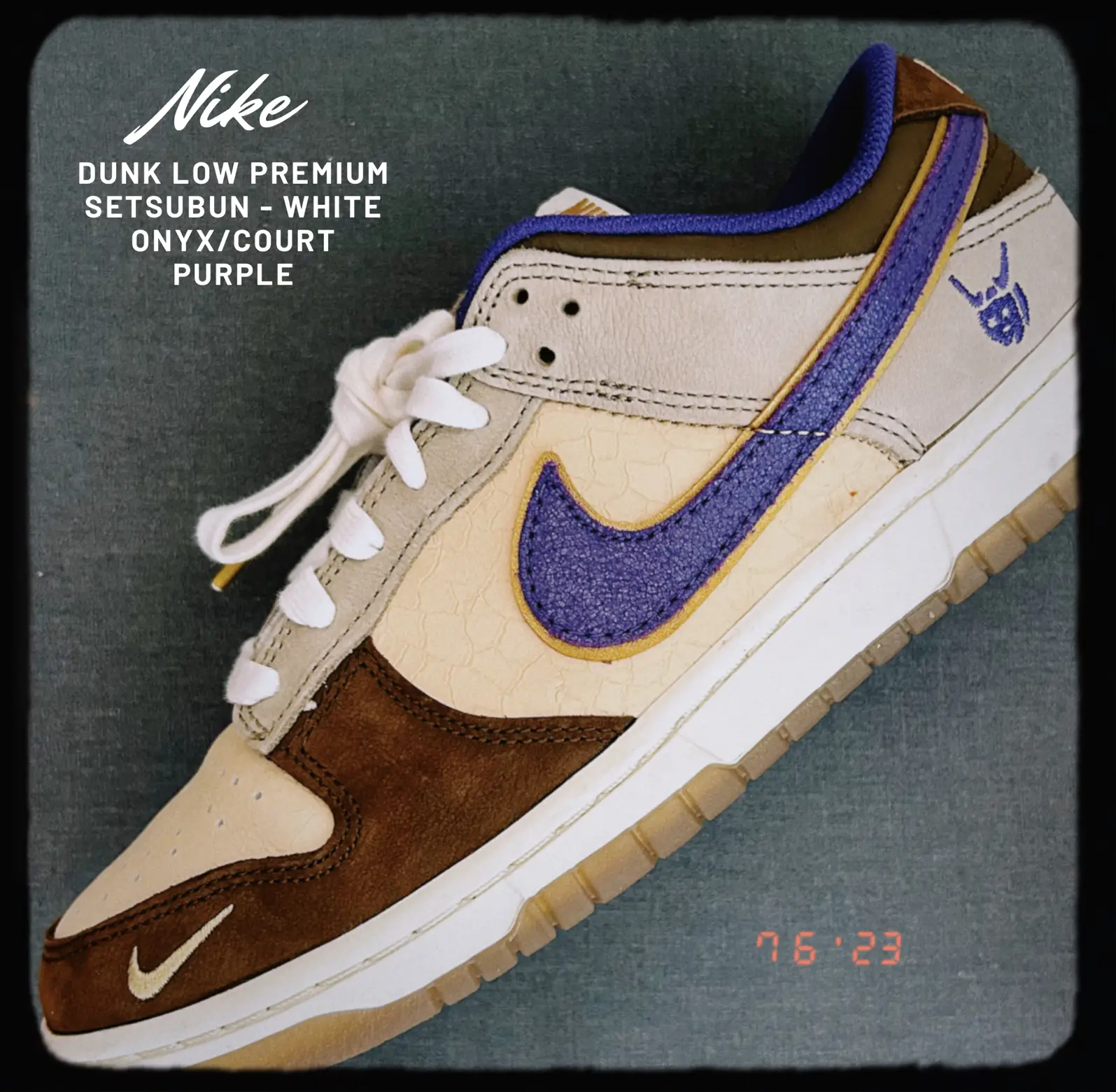 DQ5009-268 Nike Dunk Low “Setsubun” Tan/Brown-Purple 