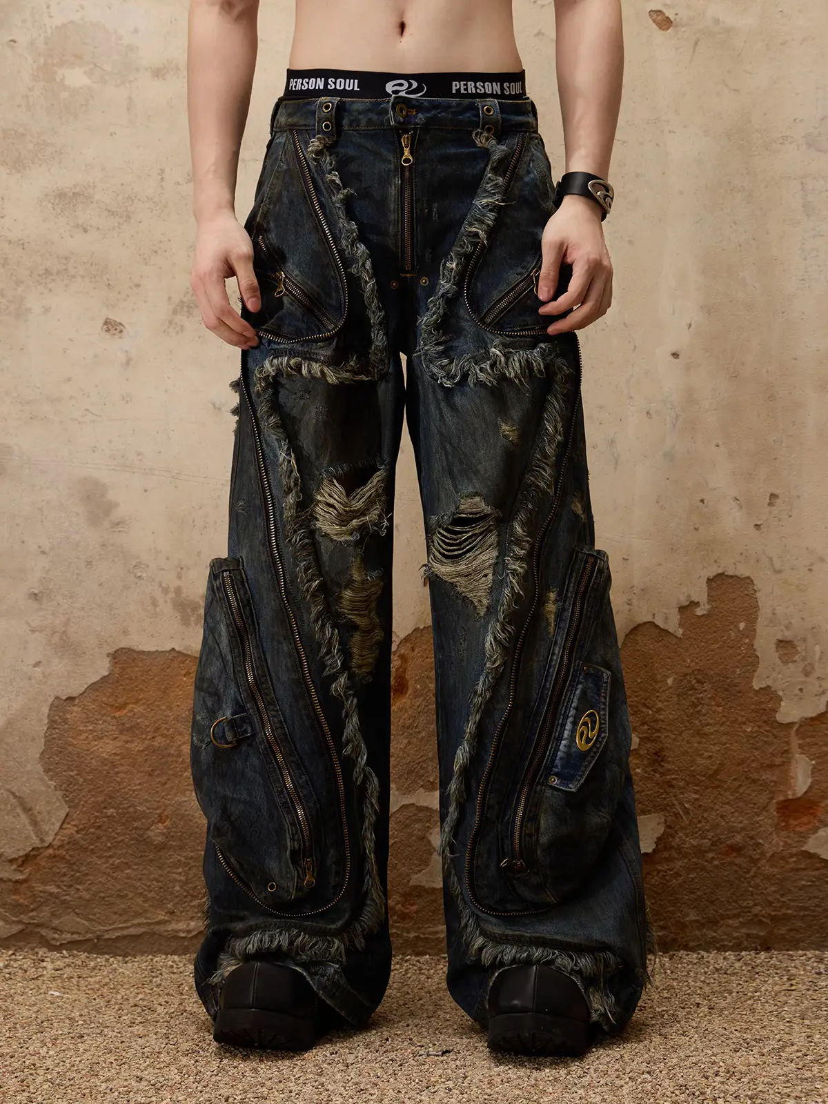 Personsoul Mud Dirty Denim Jeans（XL）GXYストリート取り扱い一覧