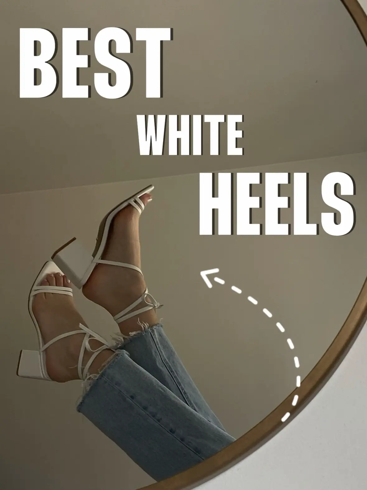 Olivia Gold - White Toes. White Heels 🤍👡✨
