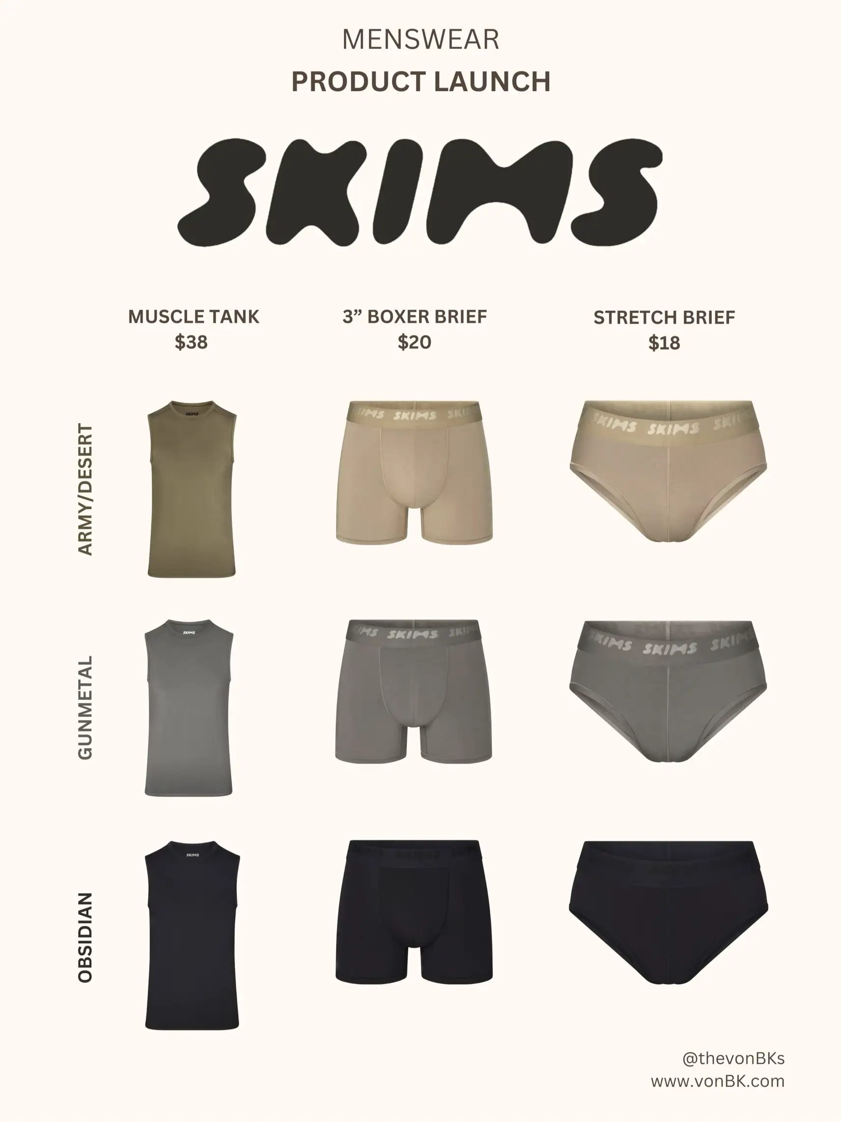SKIMS - Just Launched: SKIMS Mens. It's here: the most