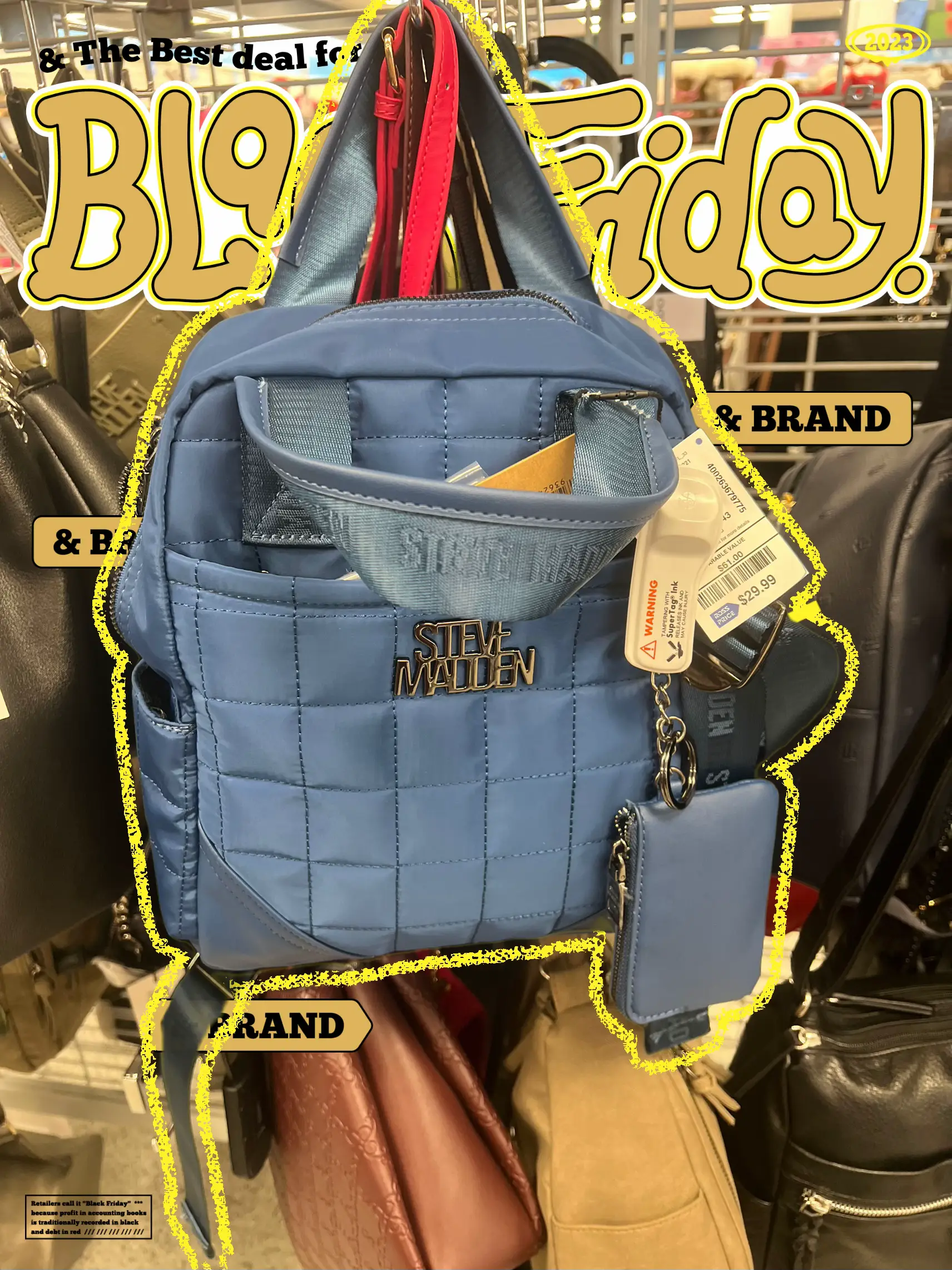 Steve madden backpack ross online