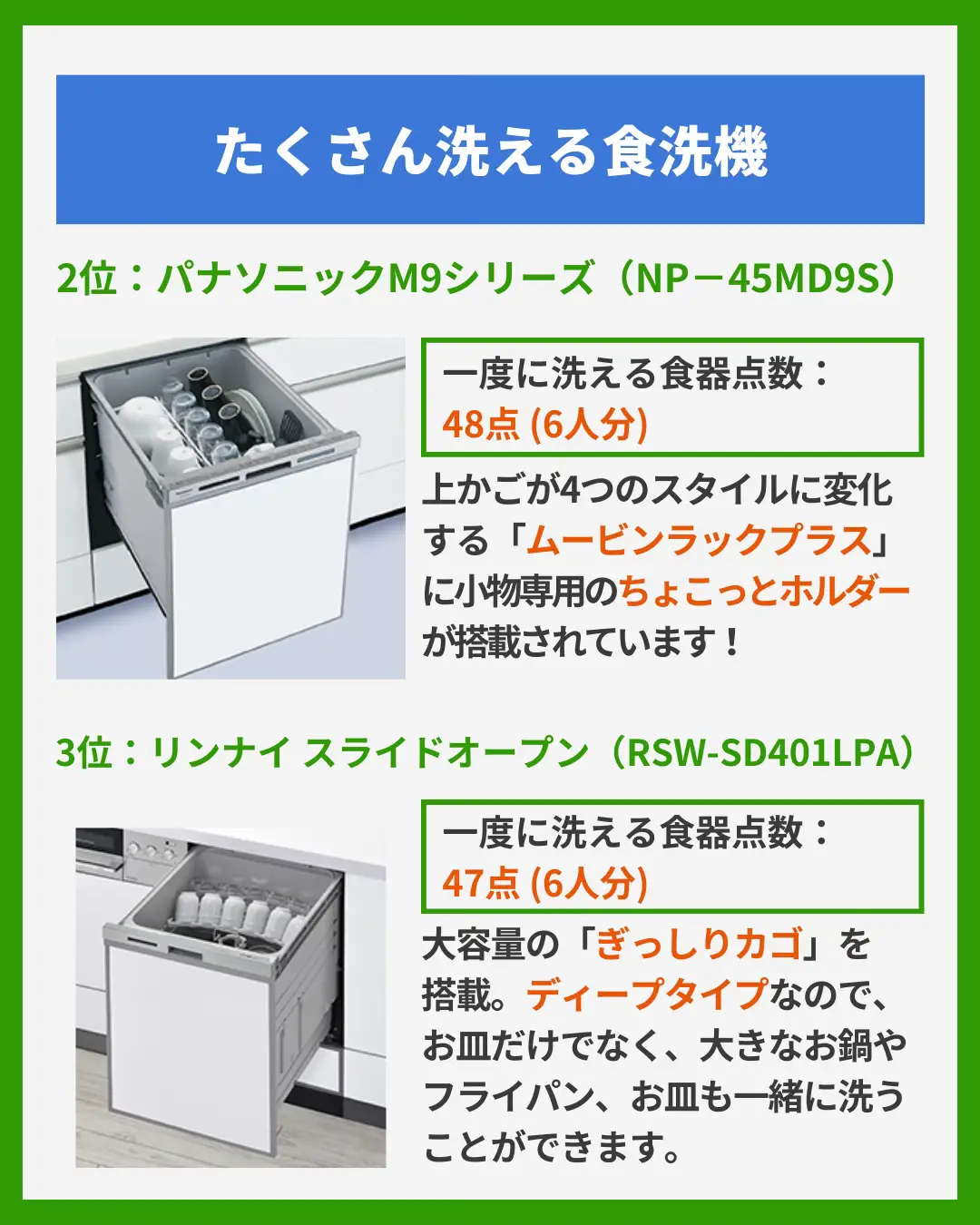 おすすめビルトイン食洗機 TOP3 | 交換できるくん【公式】が投稿した