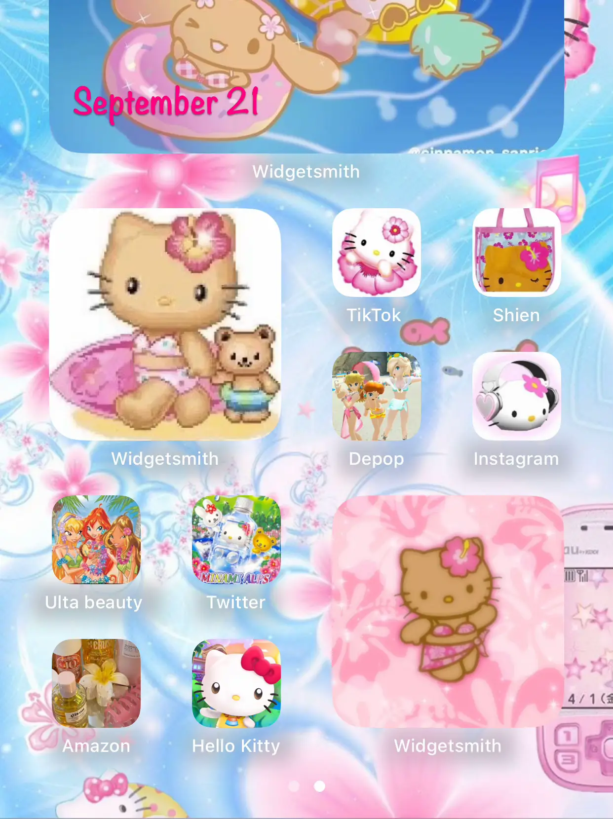 21 Cute Hello Kitty Wallpaper Ideas For Phones : I Love Hello