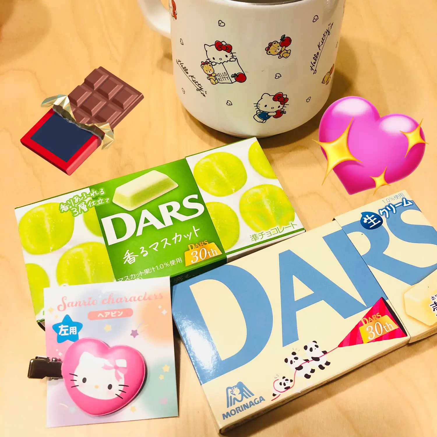 DARS2個買うとサンリオヘアピン貰えるよ！ | 🤩ゆかちゃん