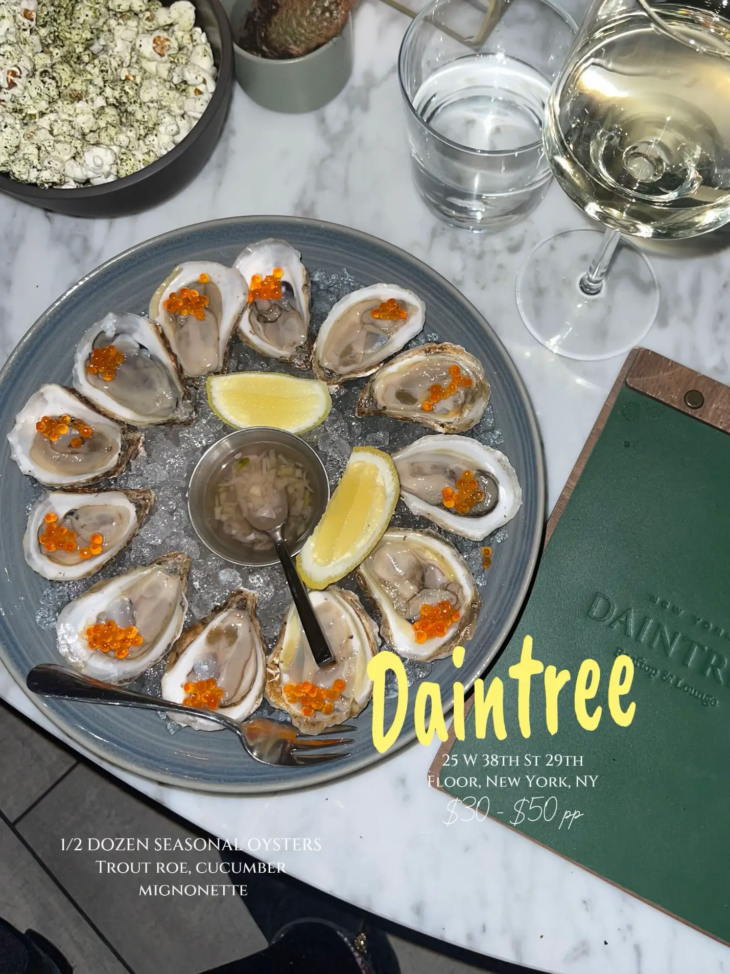 Where to get oysters in New York City!