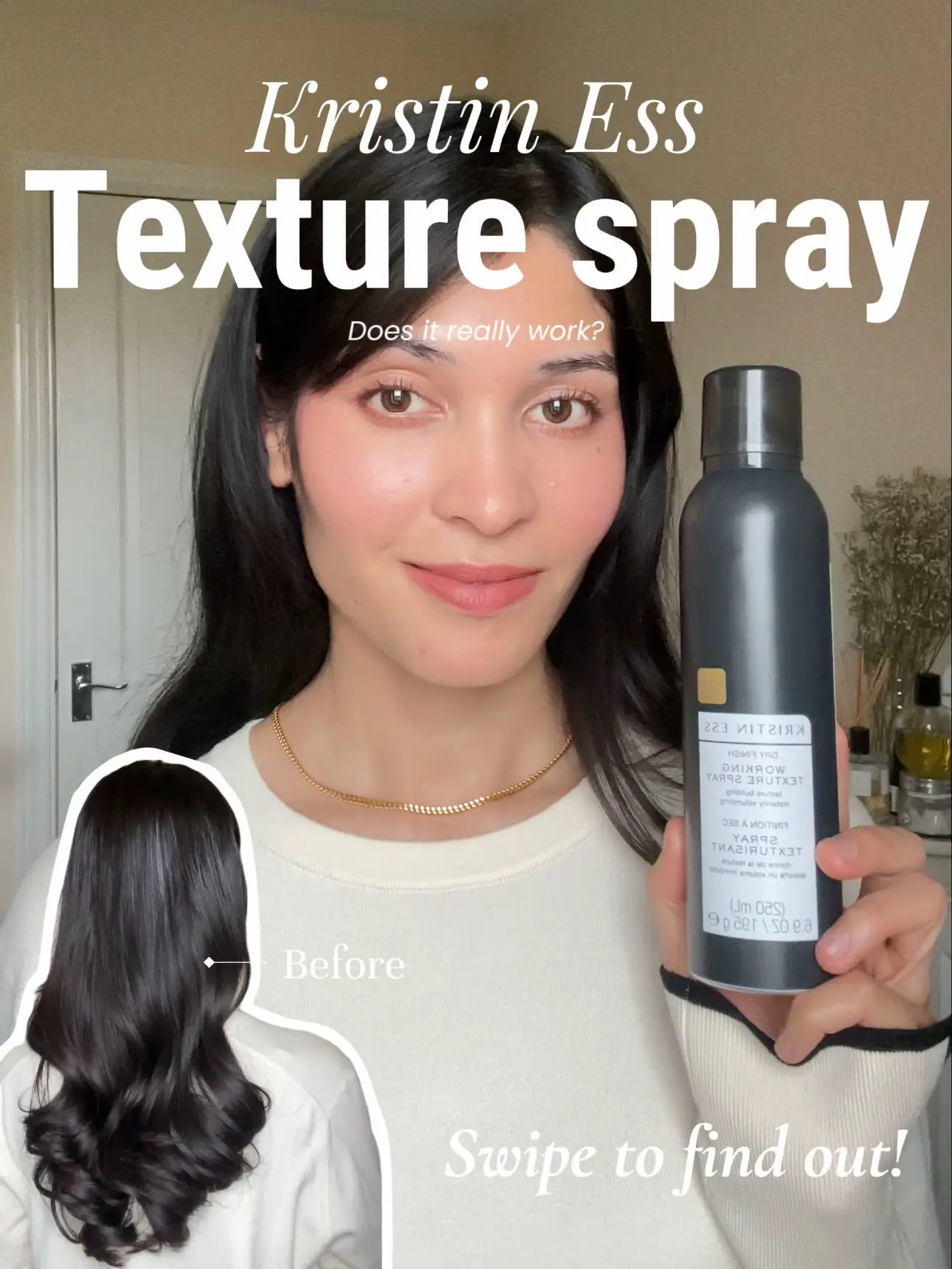 Eva NYC City Grit Matte Texture Spray 5.3 oz, Hair Spray