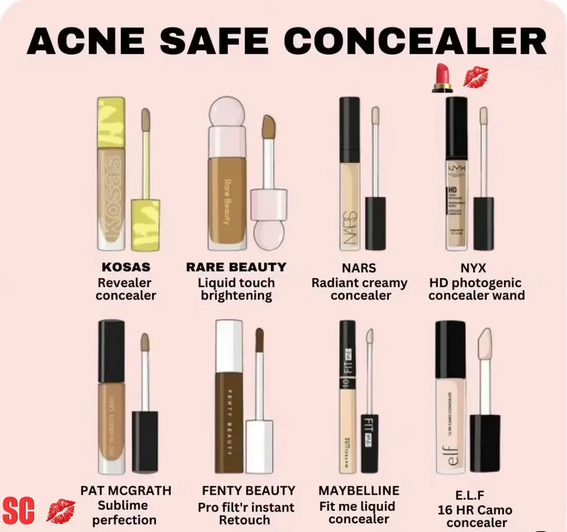 Acne Safe Concealers‼️💄💋 Gallery posted by Berelusboo Lemon8