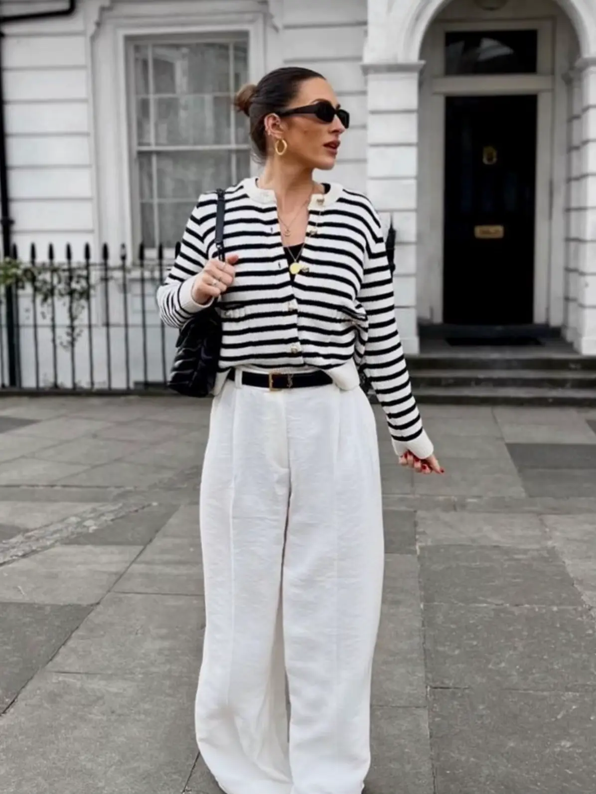 Kathleen's Fashion Fix: The Bold Stripe // topper + track pants