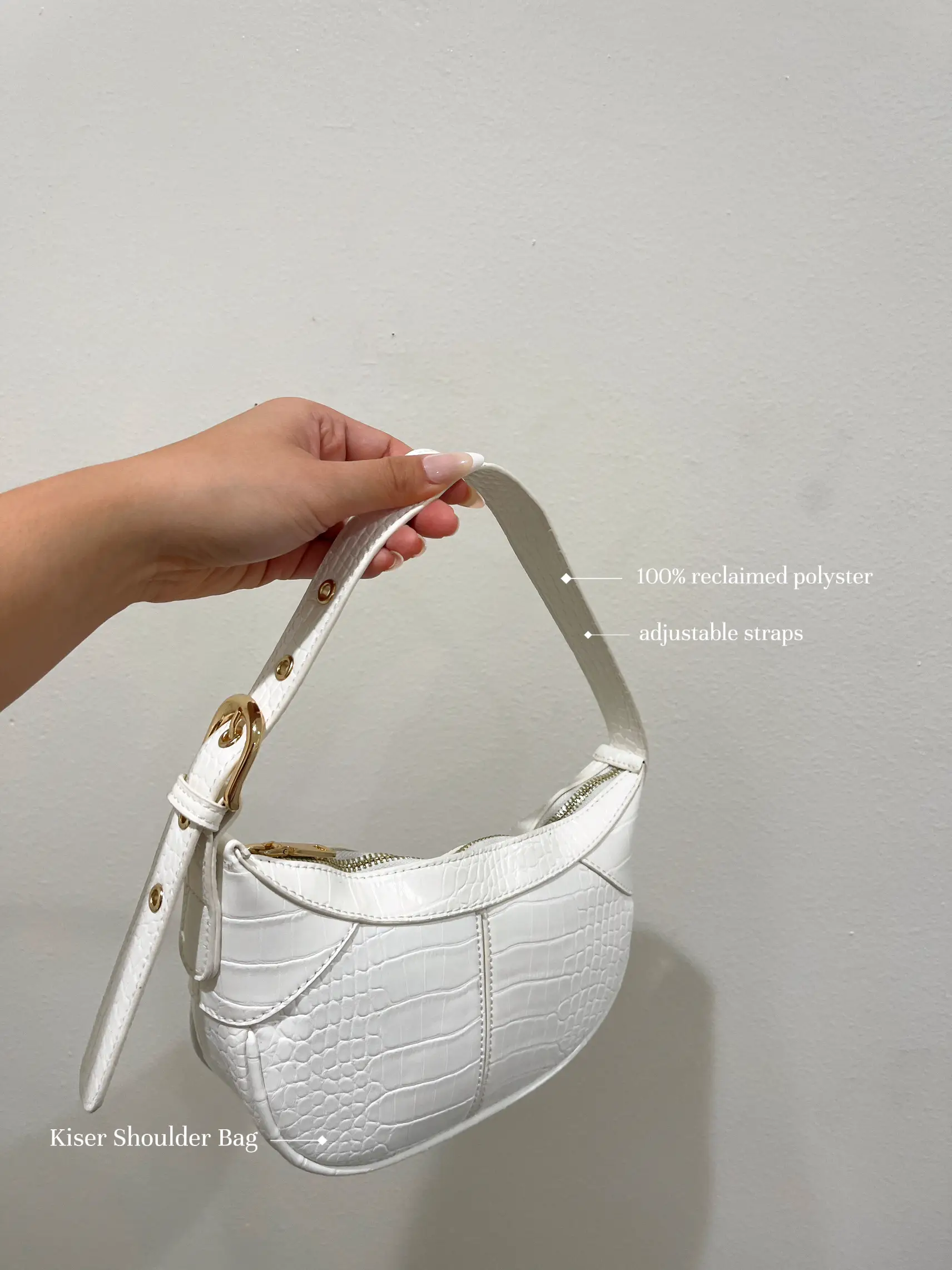 Kiser Shoulder Bag White