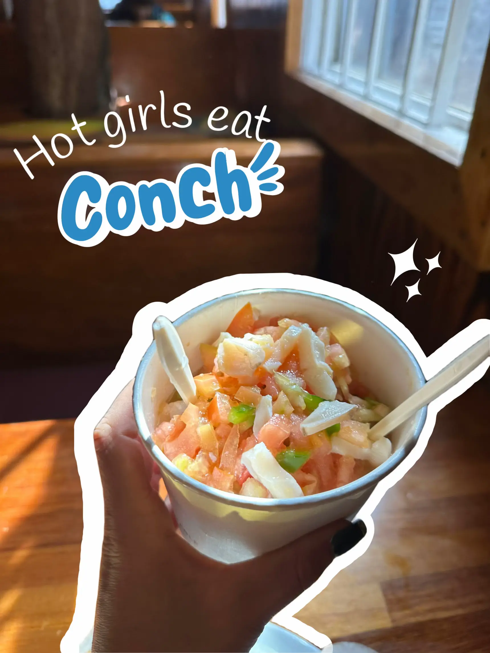 WHY TAKE SUPPS WHEN YOU CAN JUST EAT CONCH Gallery posted