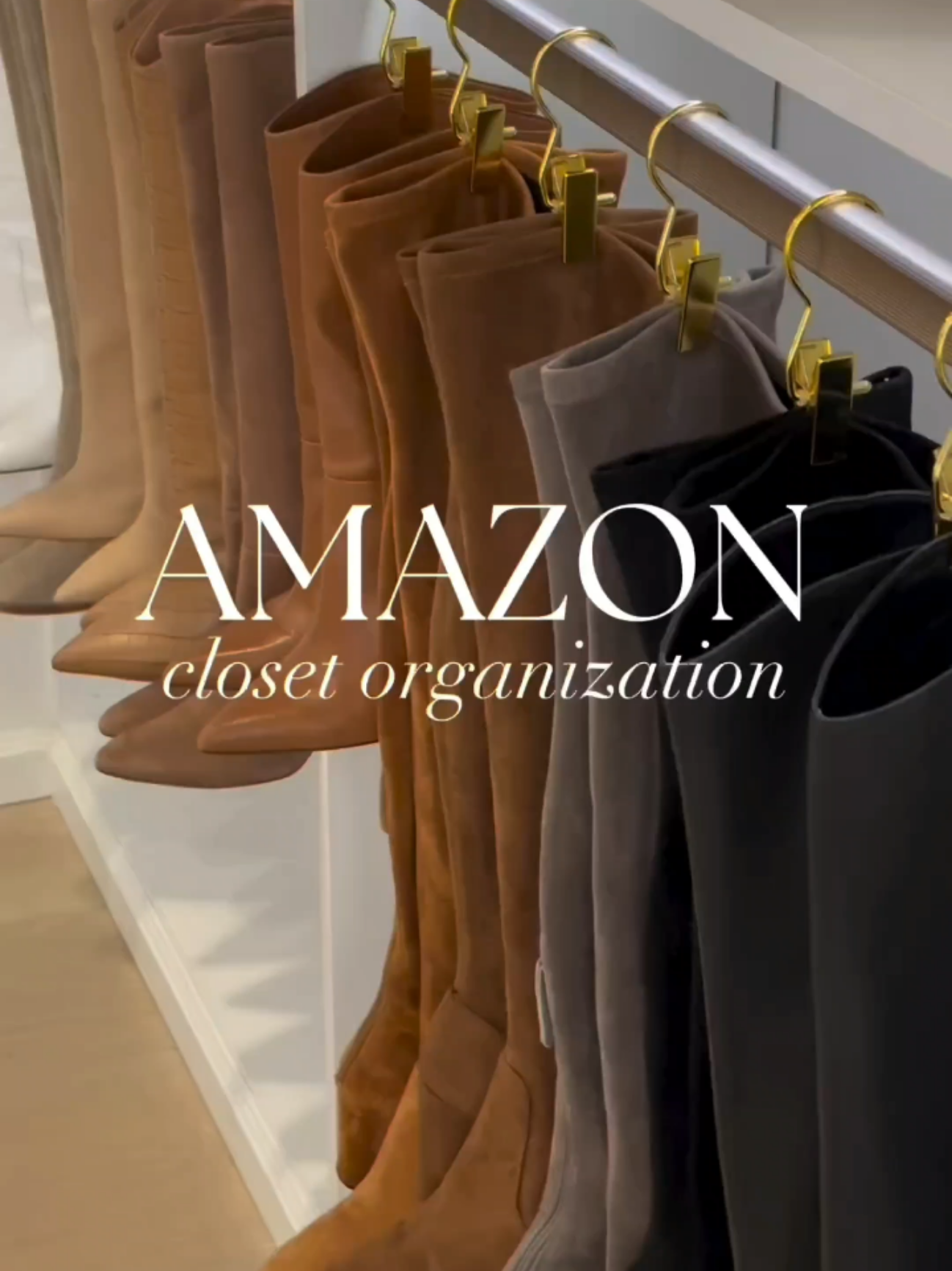 AMAZON CLOSET ORGANIZATION Video published by pesky Lemon8
