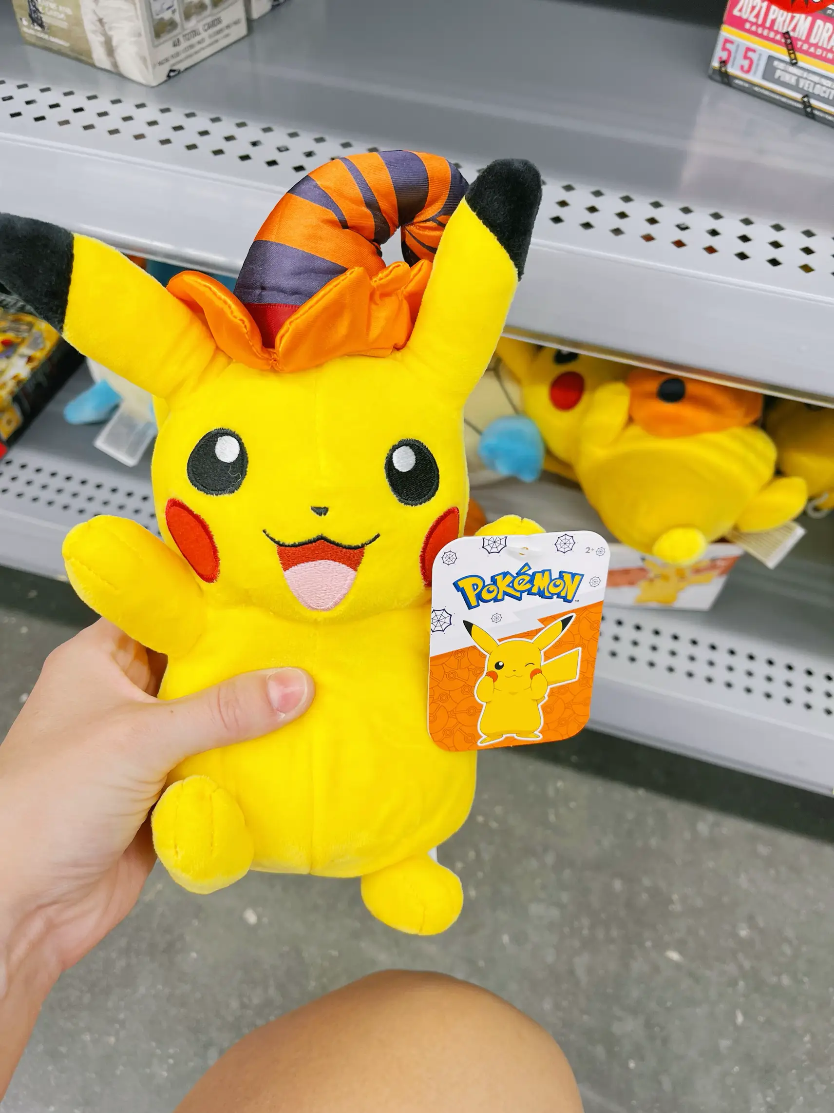 Pokémon Tricks & Treats 2023: Pikachu Wearing Pumpkin Costume Plush - 8 ¼  in.