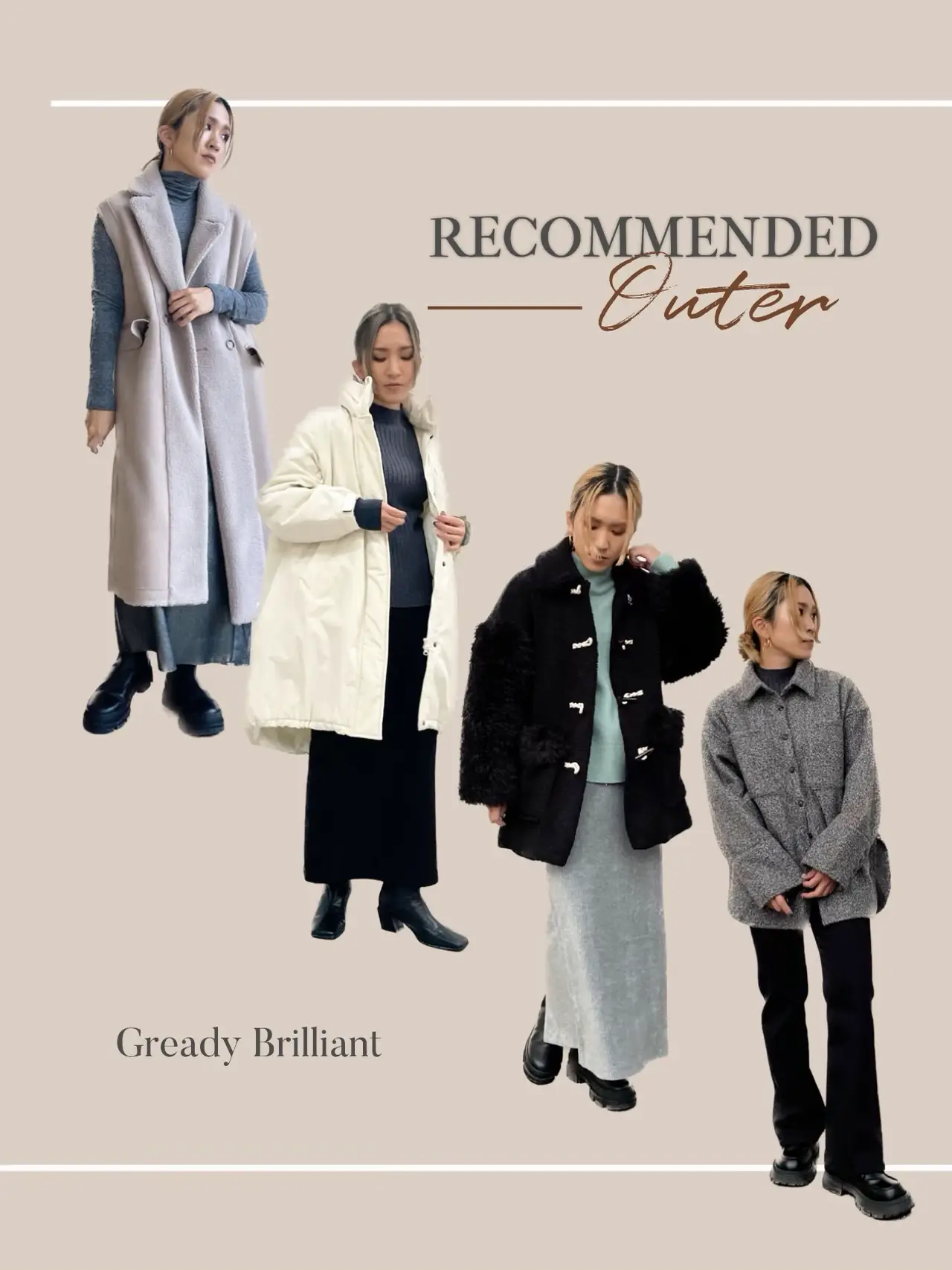 今期新品⭐︎ Gready Brilliant 綿ボーダークルーネックニット