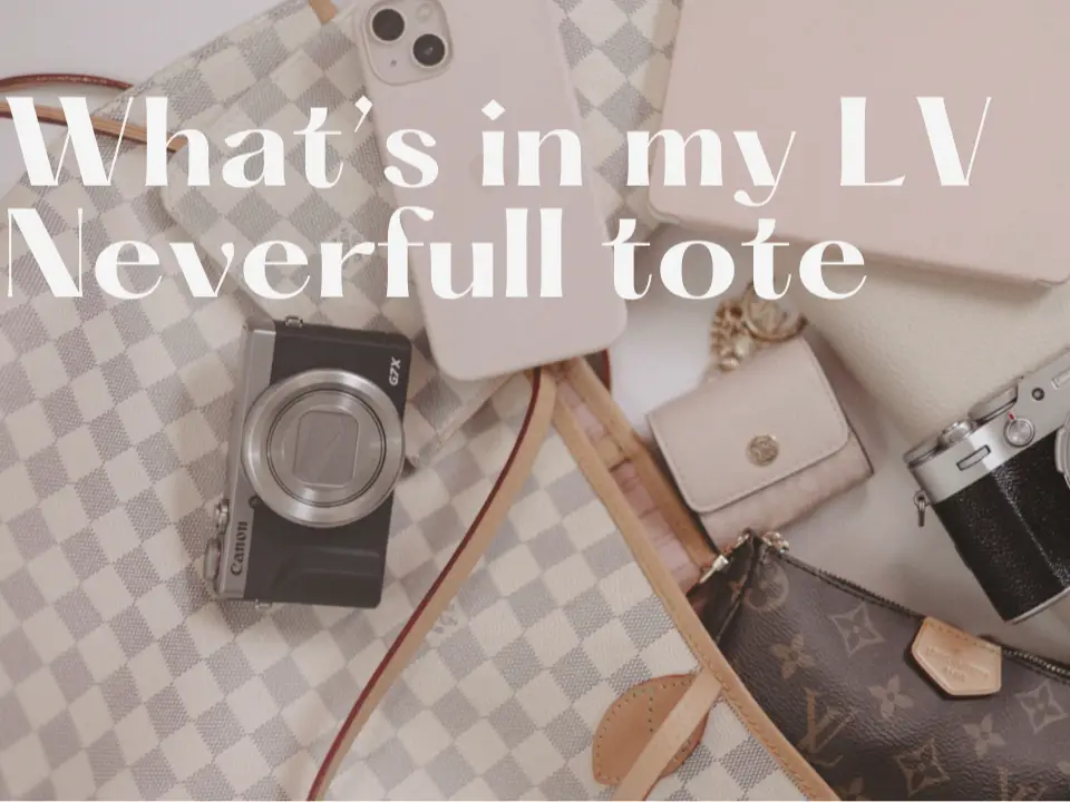 WHAT'S IN MY PURSE/DIAPER BAG + How I Organize My LV Neverfull 