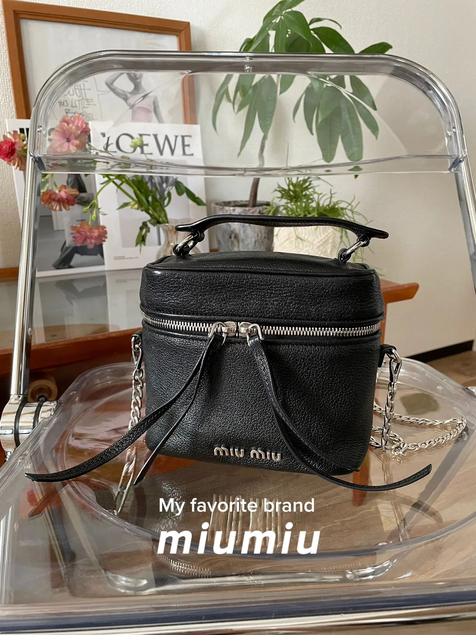 【本物保証】 美品 ミュウミュウ MIUMIU フラワー バッグチャーム 花 ピンク 白 ホワイト 5TL165Aランク詳細