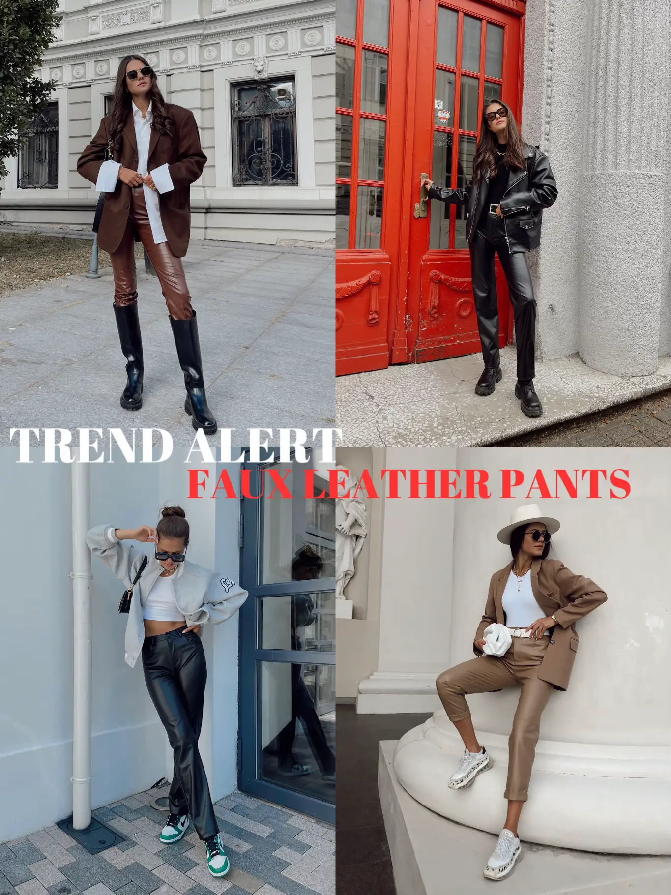 TREND ALERT - FAUX LEATHER PANTS❤️‍🔥, Gallery posted by kamiledam