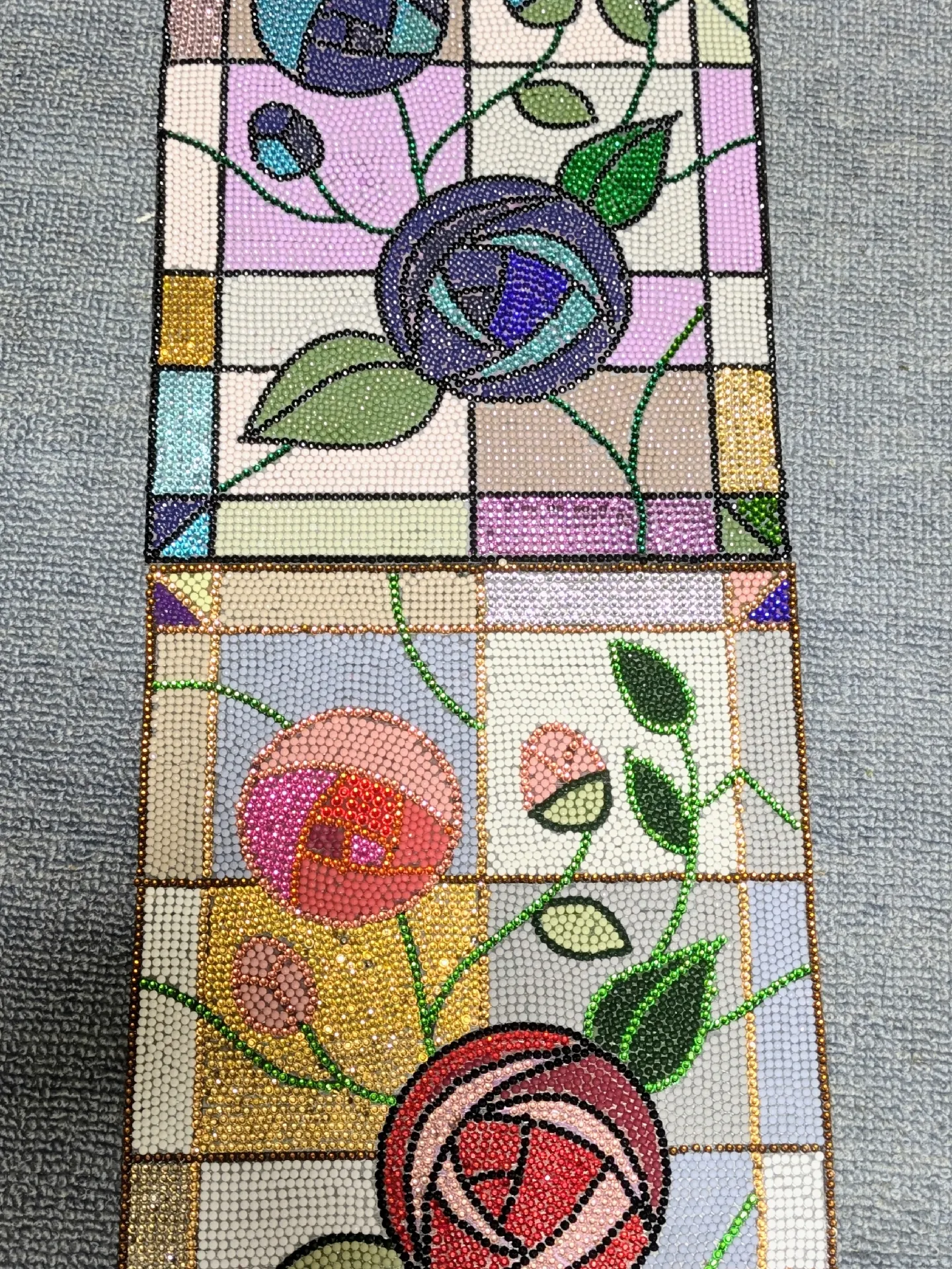 自作絵画 クジャク ハート