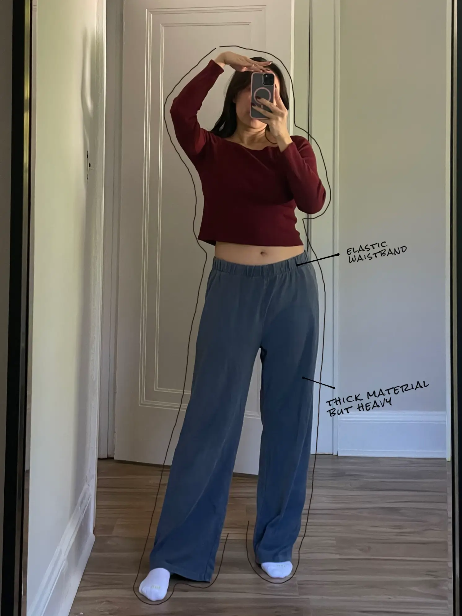 Ways to dress up a sweatpants look, Gallery posted by Tianakori