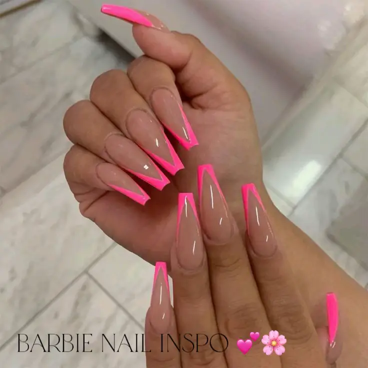 18 Hot Pink Nail Designs That Bring Barbiecore to Your Fingertips