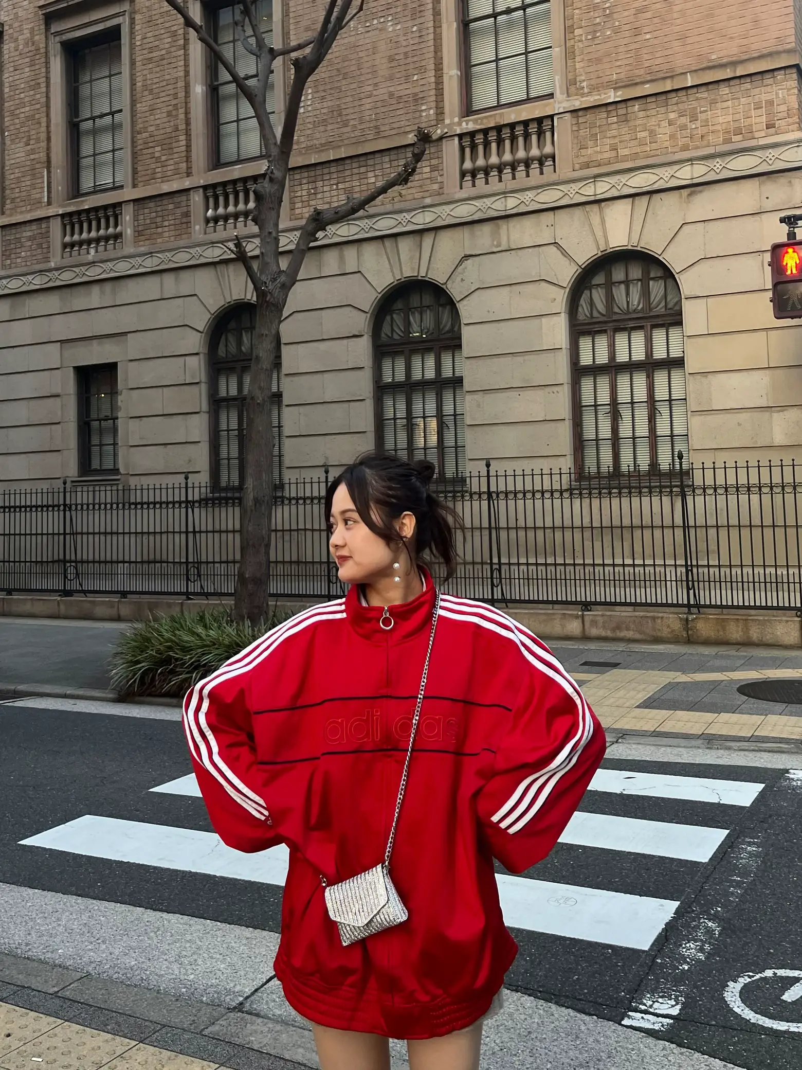 Adidas jacket 2024 street style