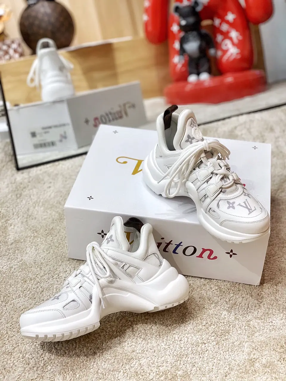 Fake Vs Real Lous Vuitton Archlight Trainers !! Did you find this help