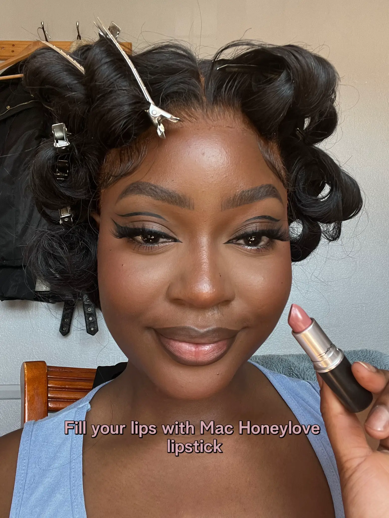 honey love mac lipstick on black skin｜TikTok Search