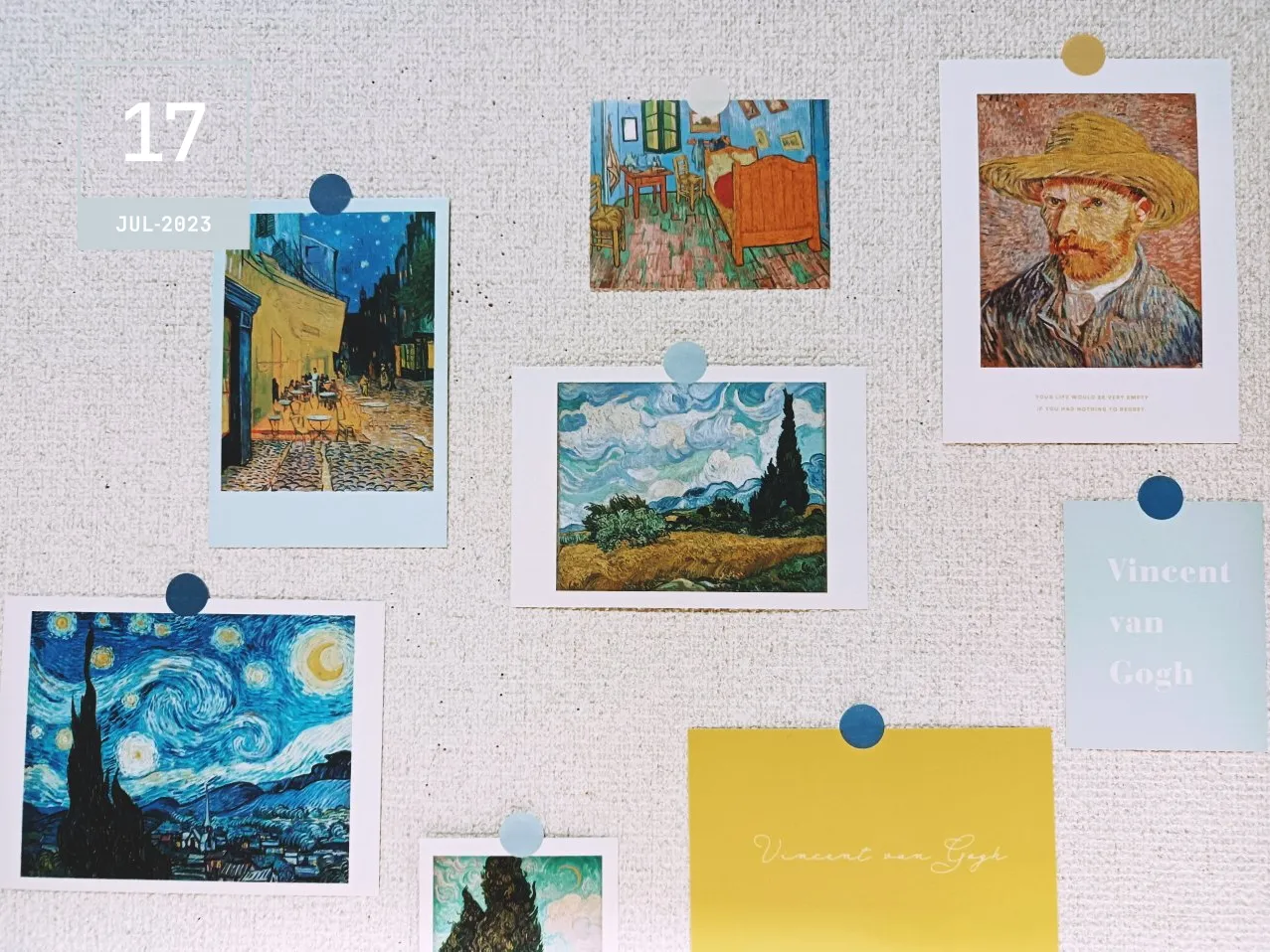 ゴッホの模写をアレンジ1点もの原画 ゴッホの模写をアレンジ1点もの原画