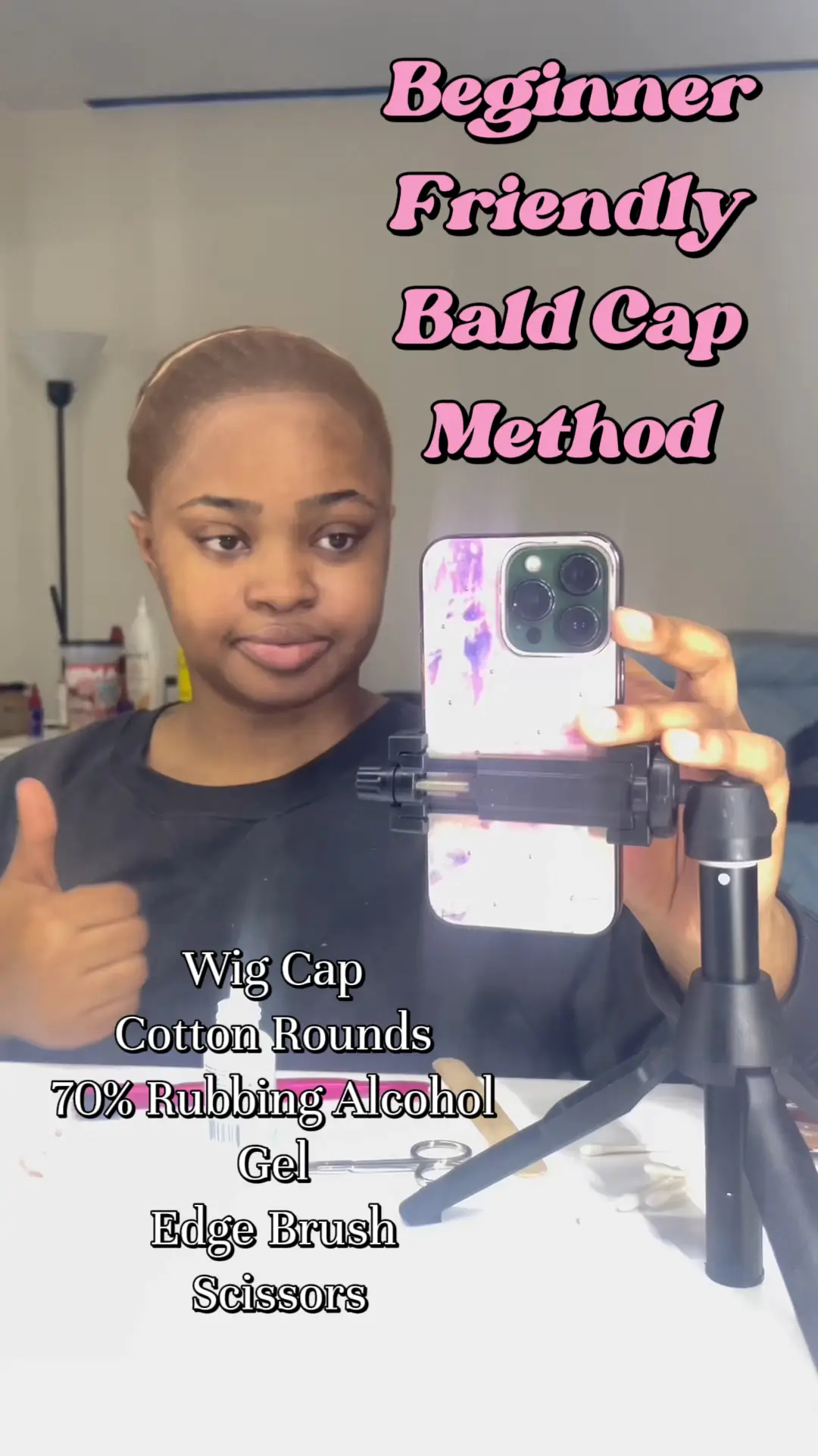 Need Help Doing The Bald Cap Method? 🧑🏽‍🦲👀 Video published by
