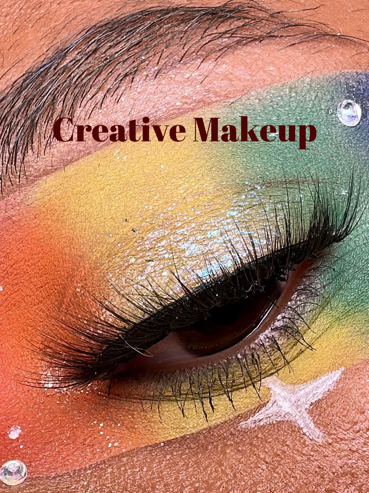 cloud makeup  Creative makeup looks, Yellow makeup, Gold makeup looks