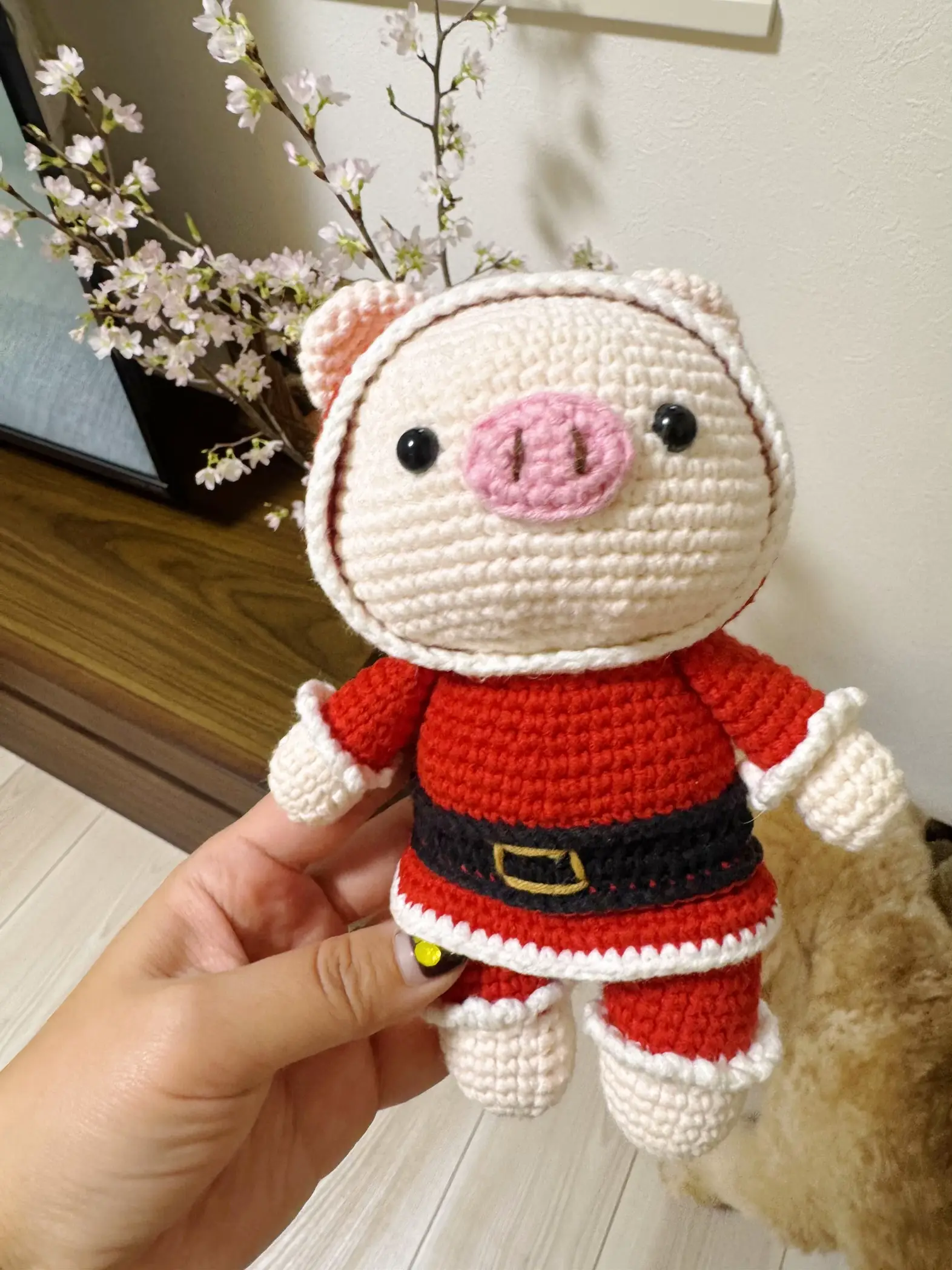 ☆染色ダッフィー ステラルー ぬいぐるみ ハンドパペット ピンク  