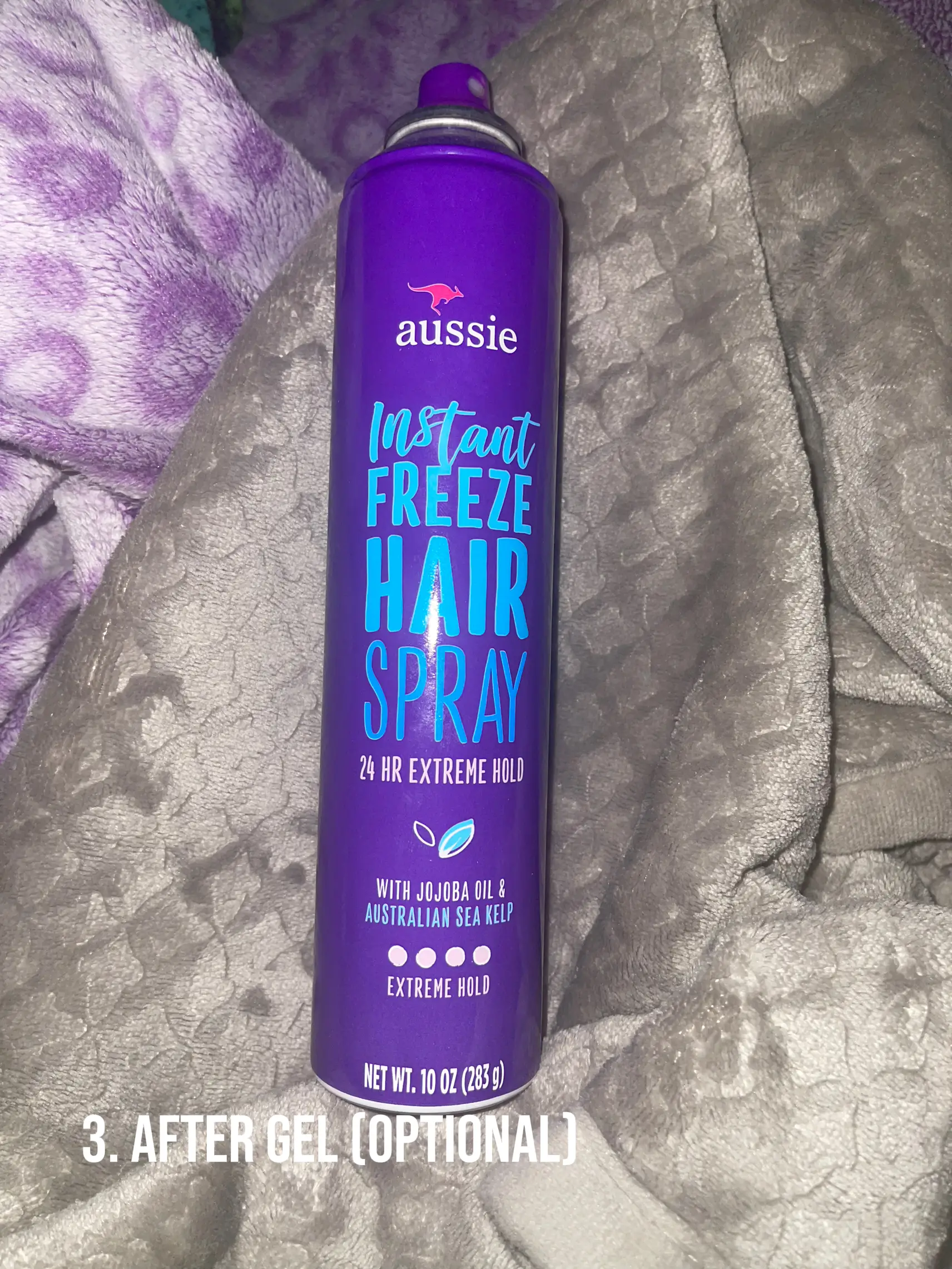 Aussie Instant Freeze Hair Spray 24 HR Extreme Hold 10 Oz