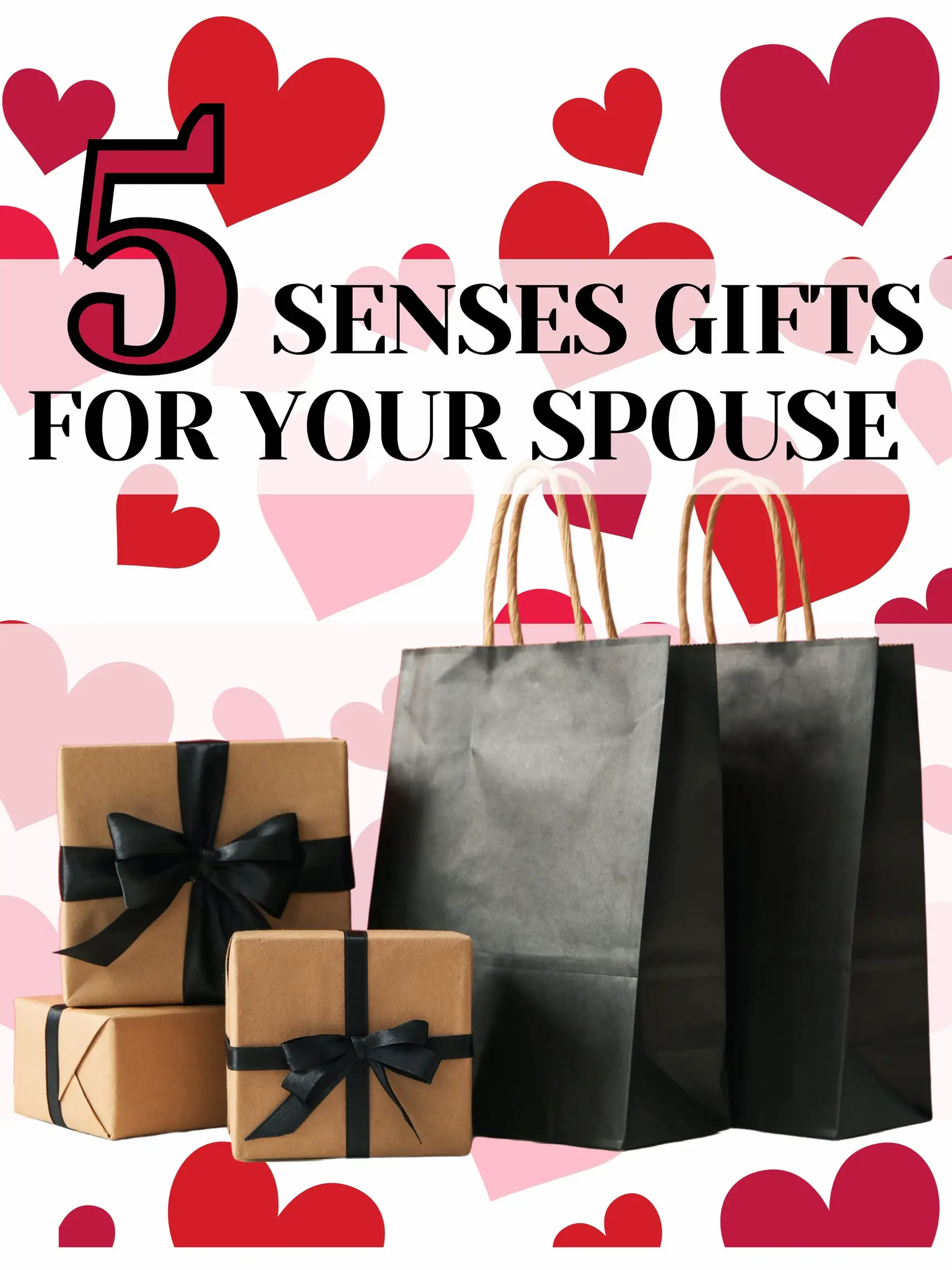5 senses gift for HIM Valentine's Day Valentine's gift Valentine's