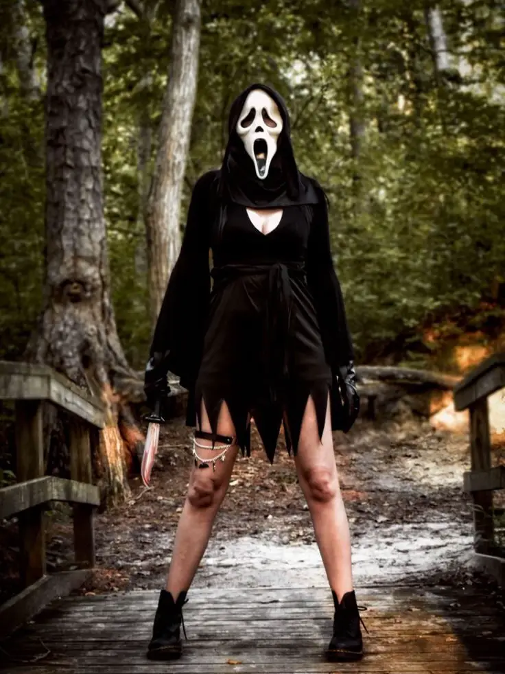 Female Apparition Scary Ghost Mask