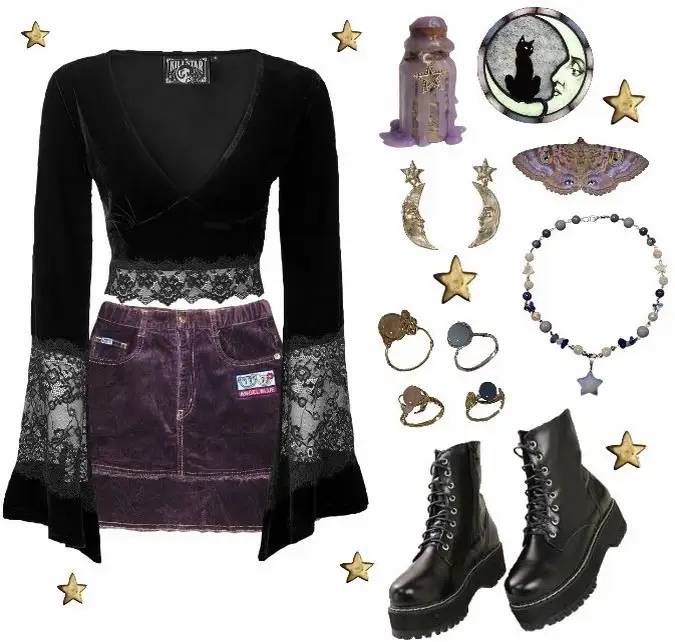 Goth hotsell fall outfits