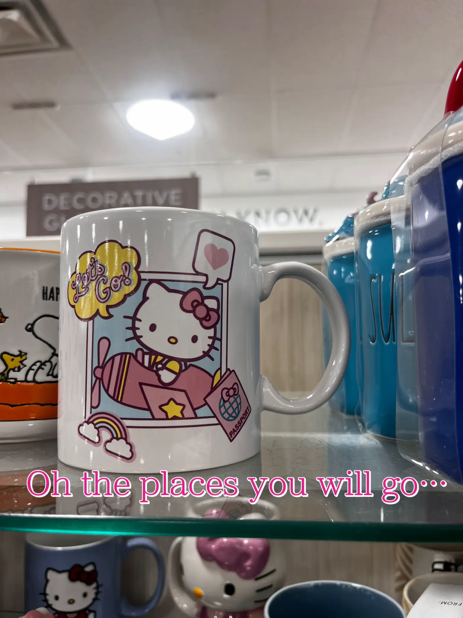 The only Hello Kitty in the store is this mug (which I already have!) 😅  Their price is lower though. Saw some other non HK cute stuff too 😍