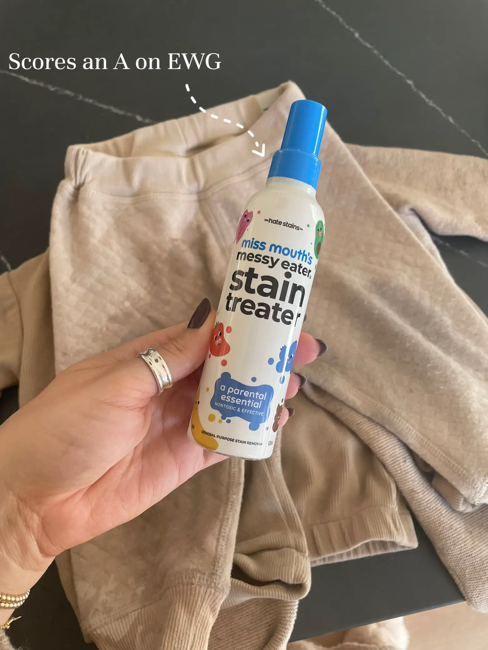 EWG's Guide to Healthy Cleaning Zout Laundry Stain Remover Spray, Zout 