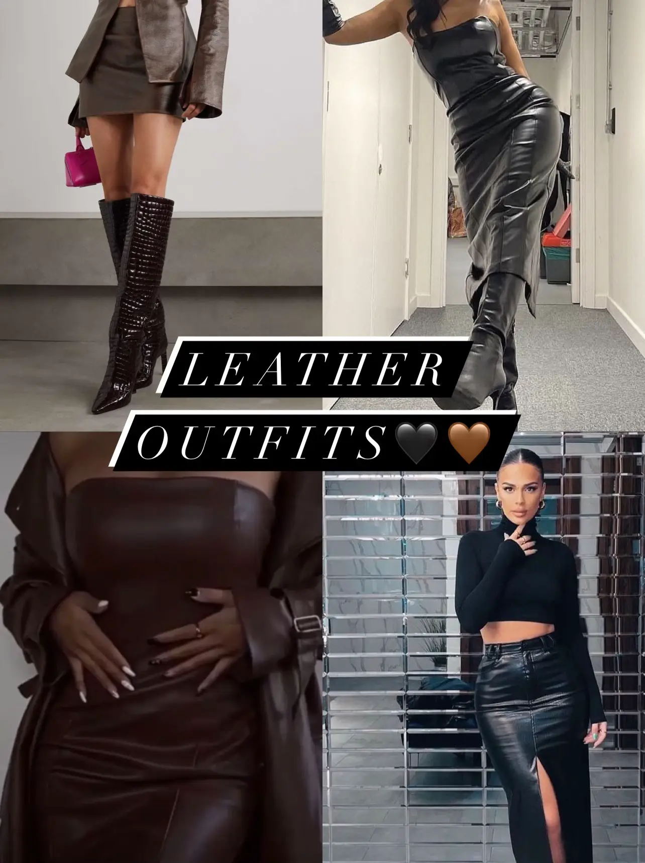 23 Cool Leather Outfit Ideas to Try in 2022
