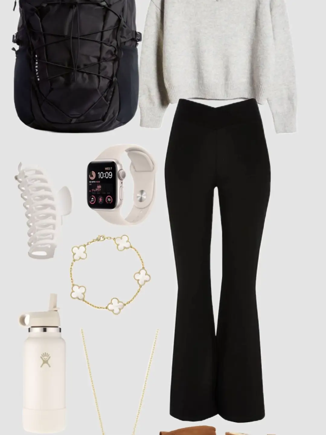 Styling white pants with basics. #basics #casualoutfits