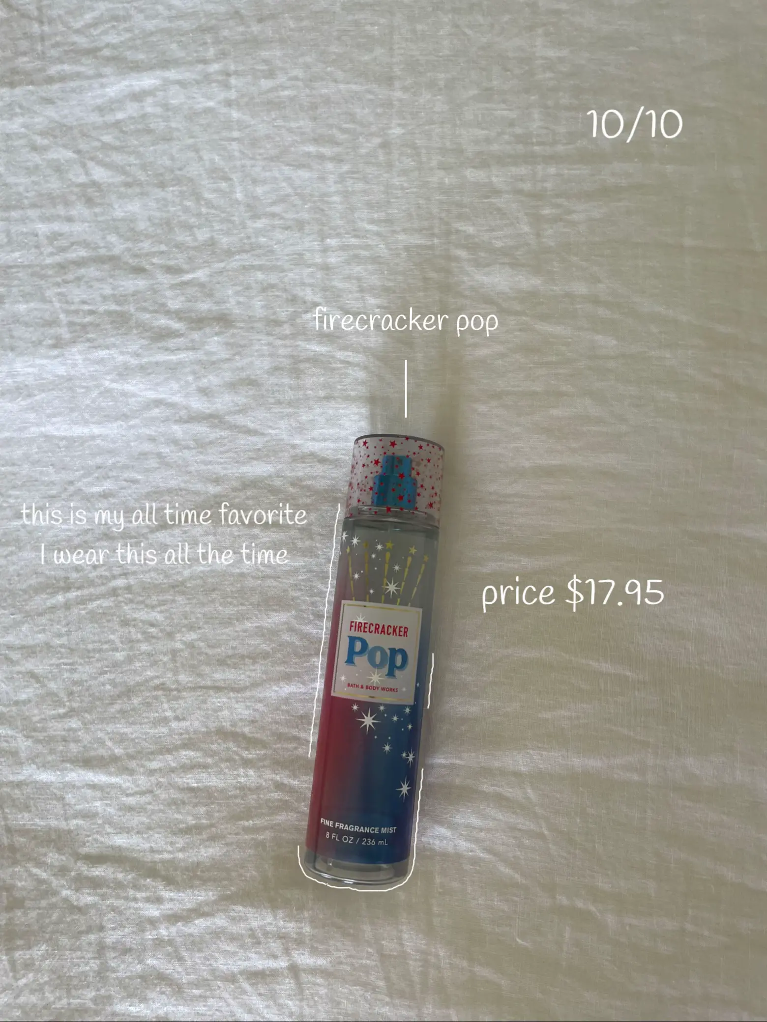 Bath and Body Works FireCracker Pop Fine Fragrance Mists Pack Of 2 8 oz.  Bottles (FireCracker Pop)