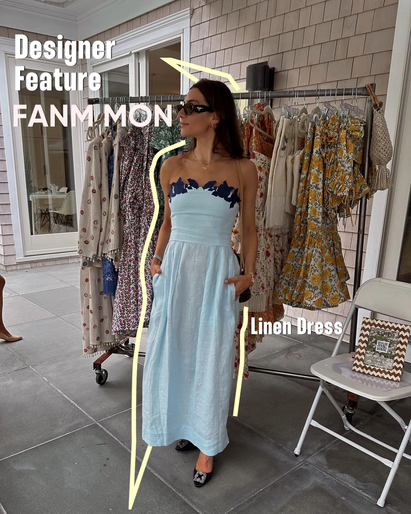 Lina Linen Cutout Midi Dress curated on LTK