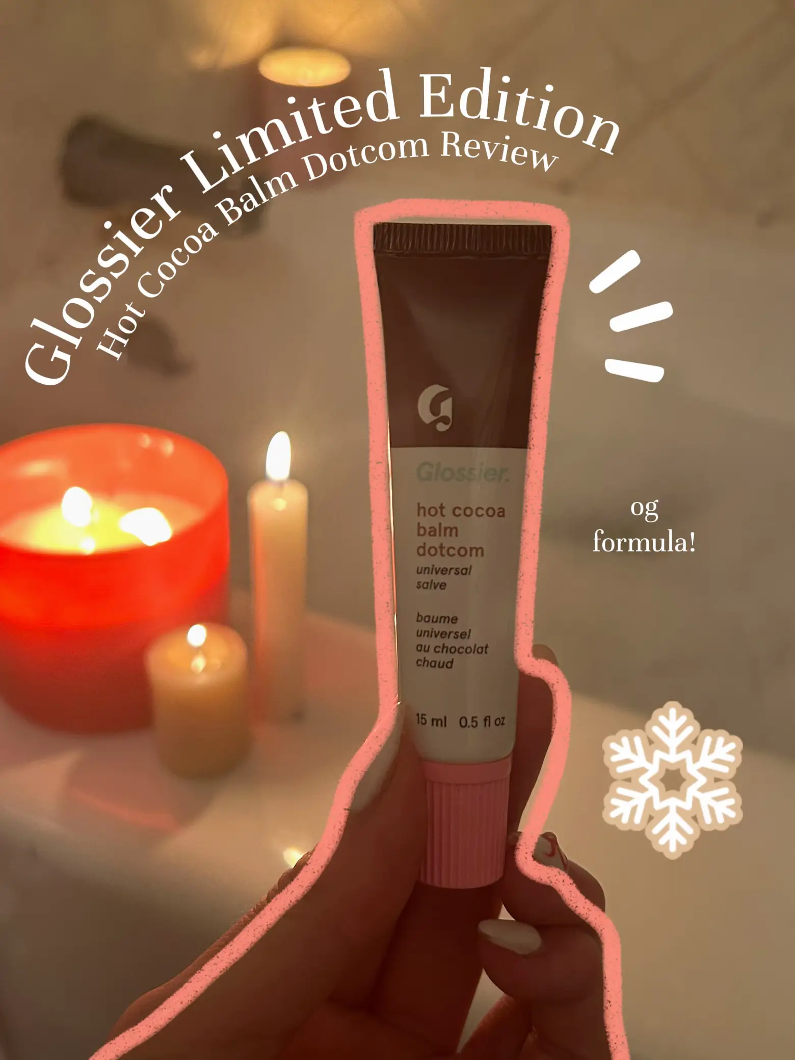 Glossier has brought back their limited edition Balm Dotcoms in Cookie  Butter and Hot Cocoa. You can get them now at Glossier.com for $14