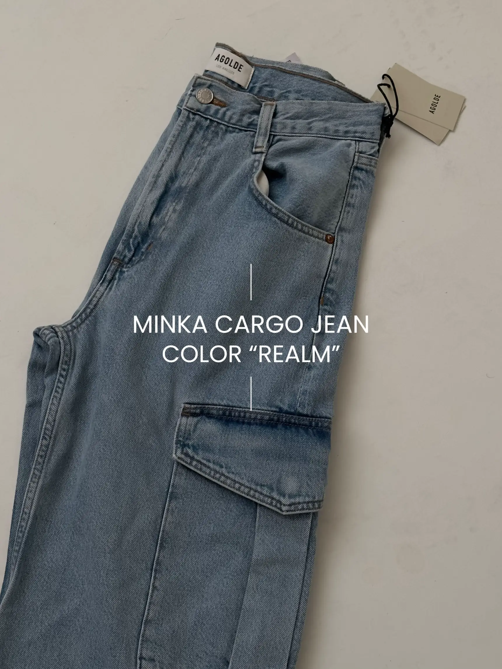 Out Of My Way Stretch Cargo Jean - Dark Wash, Fashion Nova, Jeans