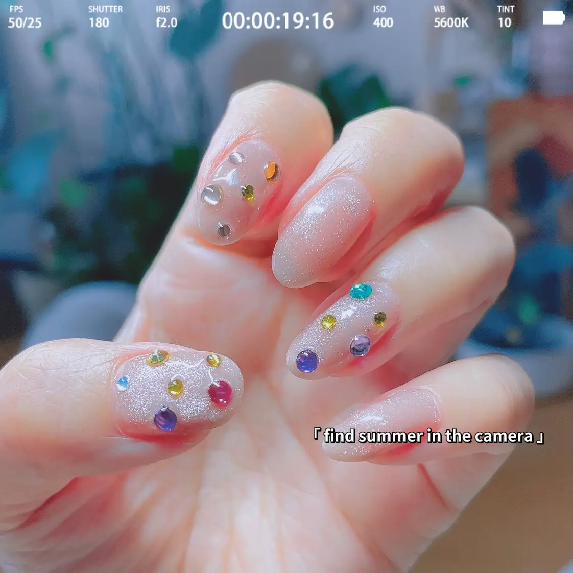 マグネットカラフルドットネイル   | 𝔸𝕚𝕣𝕚  nailsが投稿したフォト ...