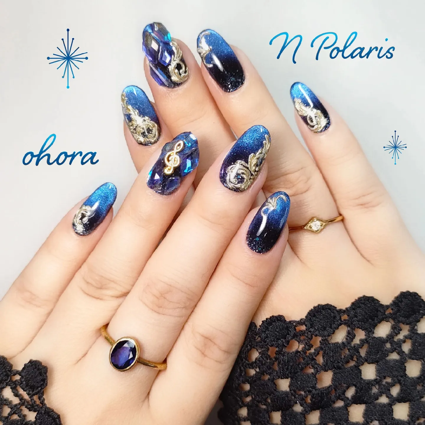 ohora オホーラ N HI，WINTERハンド15枚 N Dazzling Night：ND