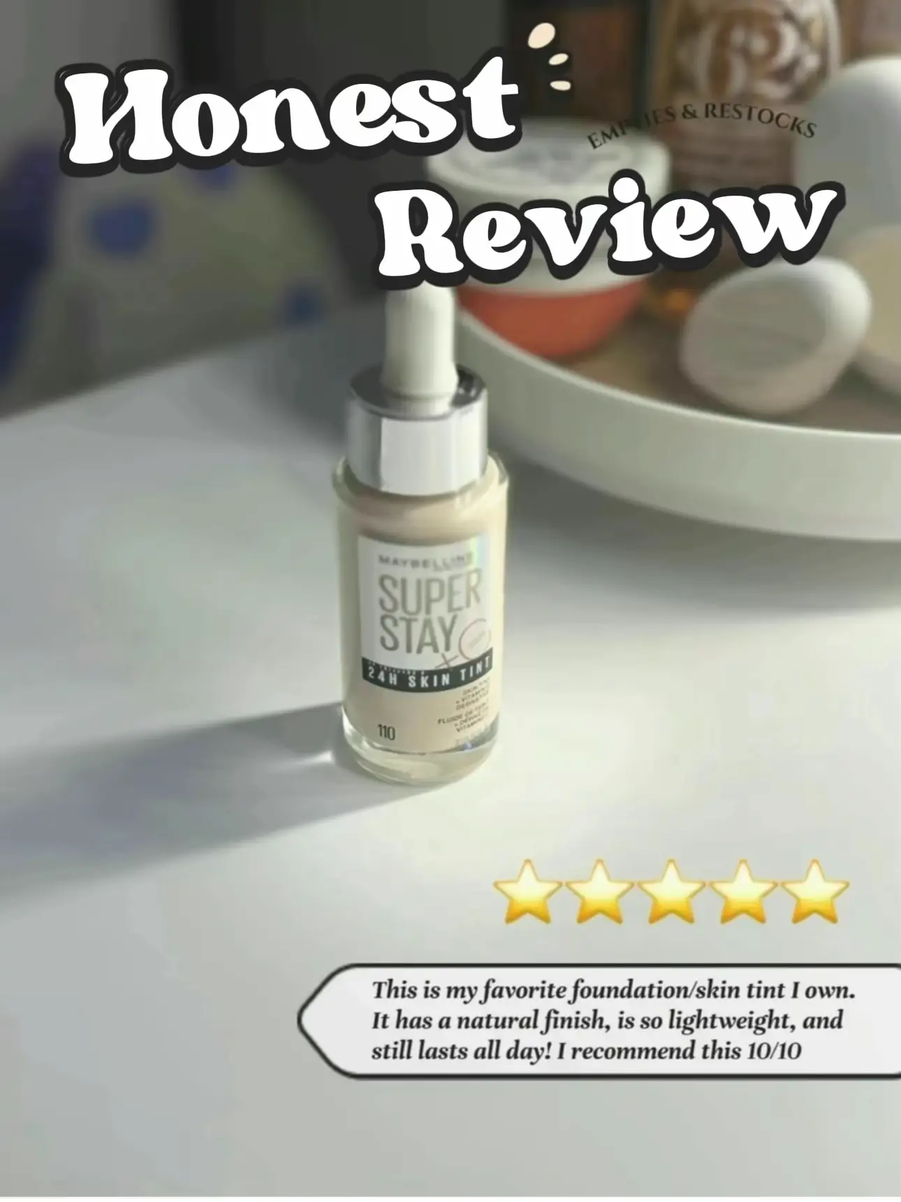 Honest Review] Maybelline Super Stay 24Hr Skin Tint (Shade 310